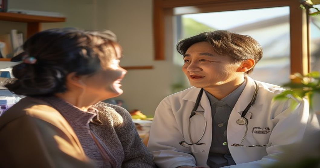 환자와 의사의 따뜻한 대화